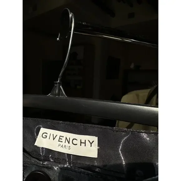 Givenchy Liquid Metal multipocket cargo trouser